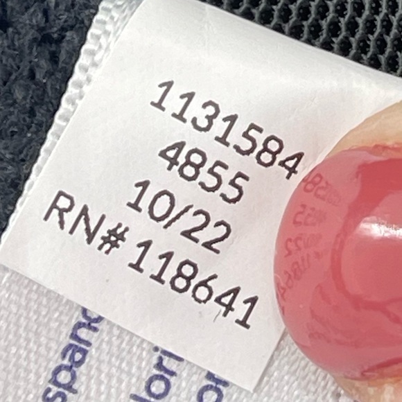 Cacique Unlined High Apex Bralette Black Ribbed Size 36DD - Picture 11 of 11